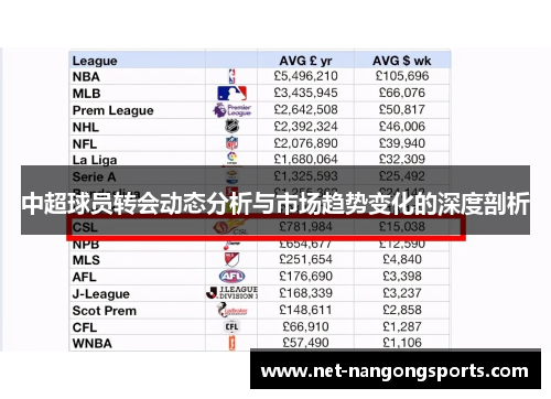 中超球员转会动态分析与市场趋势变化的深度剖析