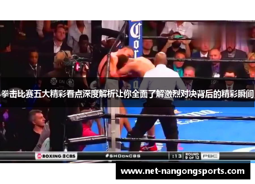 拳击比赛五大精彩看点深度解析让你全面了解激烈对决背后的精彩瞬间